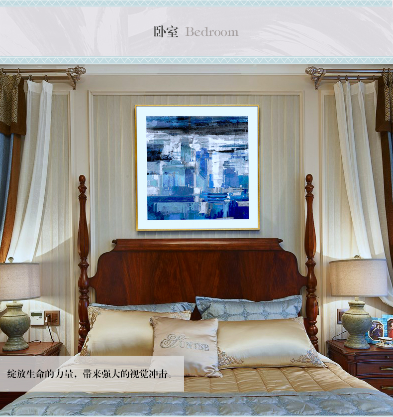 抽象晶瓷工藝畫 客廳裝飾畫 樣板房掛畫 玄關(guān)晶瓷畫 純手繪油畫 凌痕