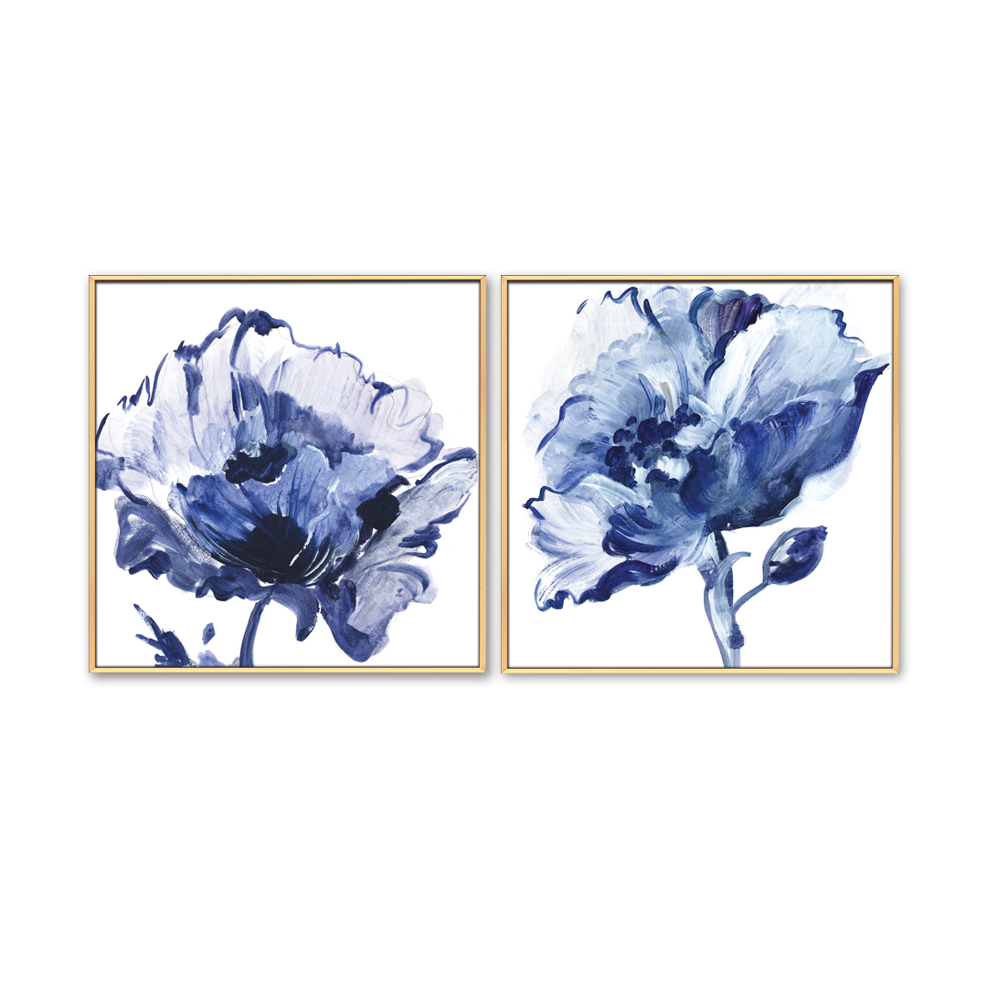 現(xiàn)代簡約植物系列壁畫餐廳裝飾畫玄關掛畫晶瓷畫 雙拼系列