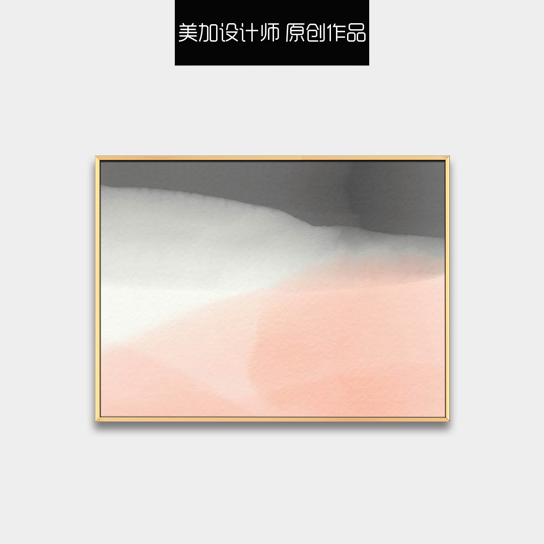 客廳裝飾畫 新中式書房辦公室配畫 晶瓷畫 壁畫  抽象系列2