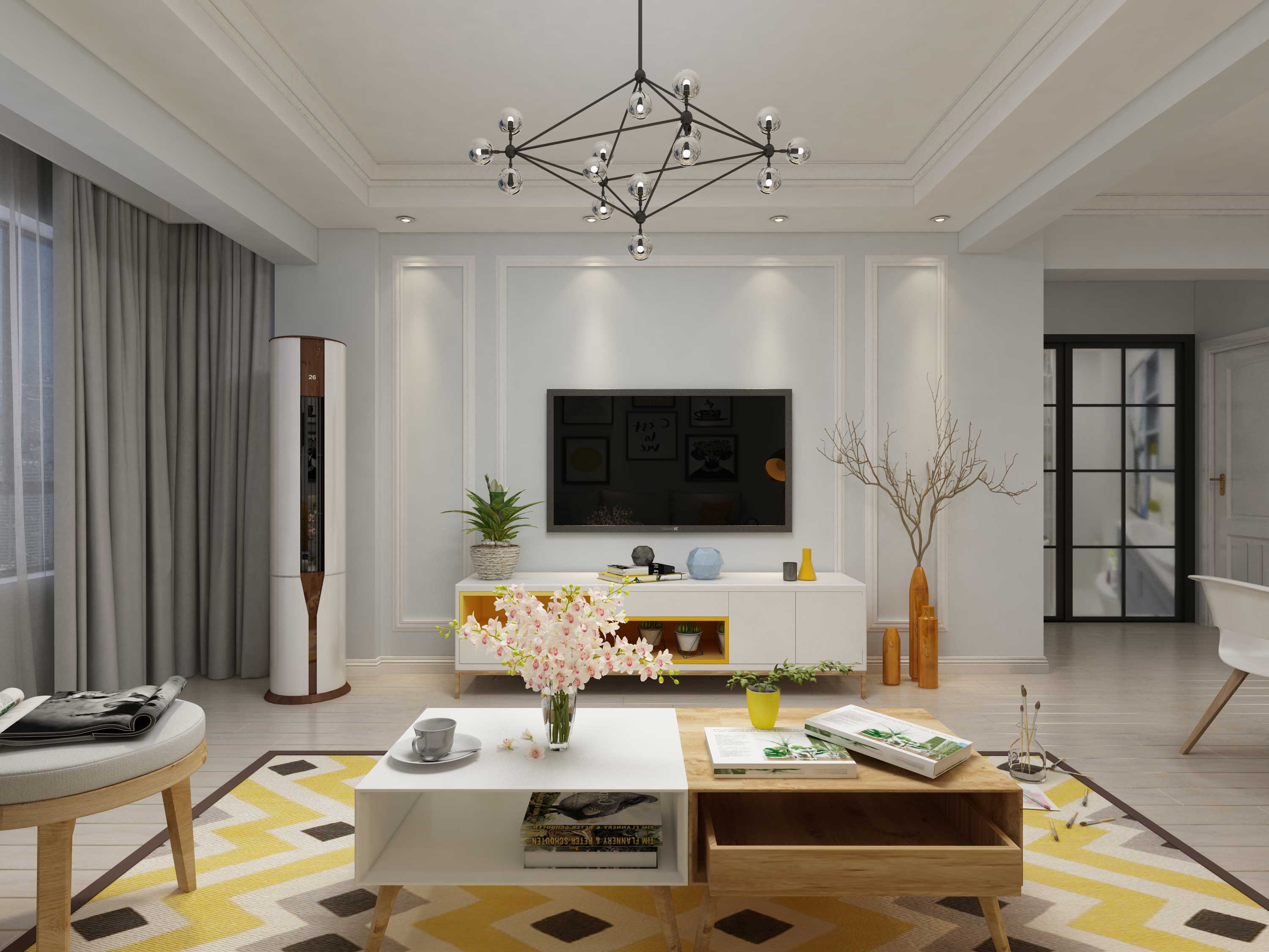 遼陽現(xiàn)代簡約風(fēng)格裝修案例欣賞