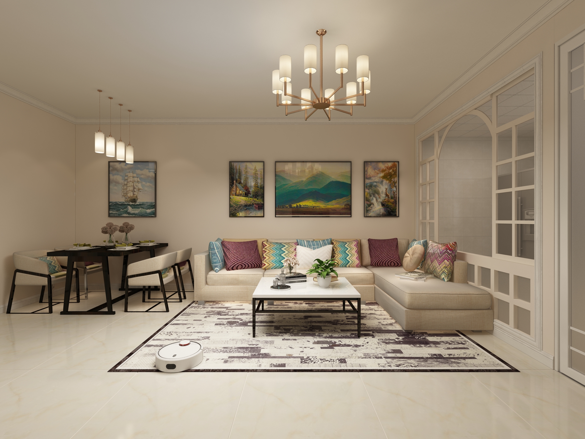 遼陽簡約風(fēng)格裝修案例賞析