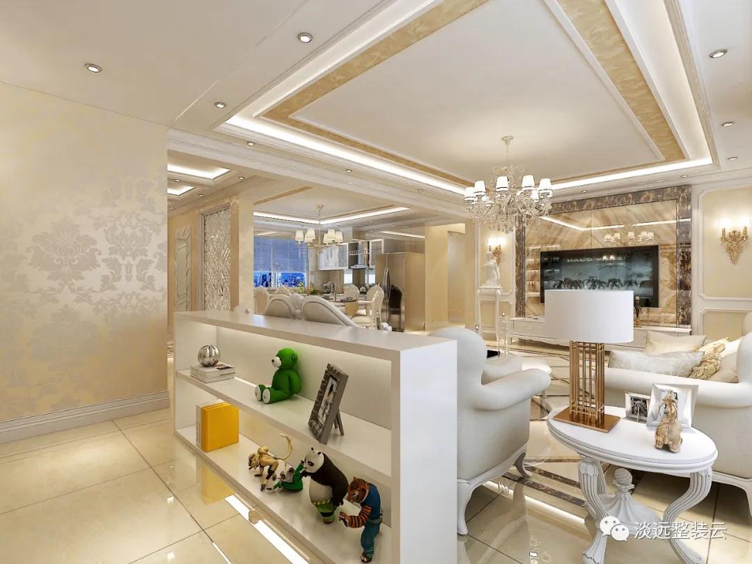 遼陽92平米的簡歐裝修風格案例賞析