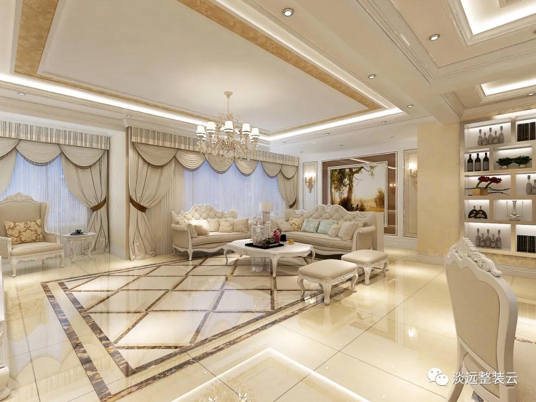 遼陽92平米的簡歐裝修風格案例賞析