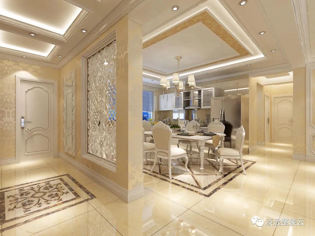 遼陽92平米的簡歐裝修風格案例賞析