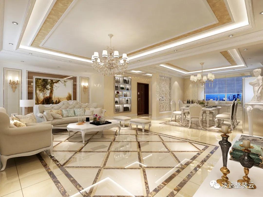 遼陽92平米的簡歐裝修風格案例賞析