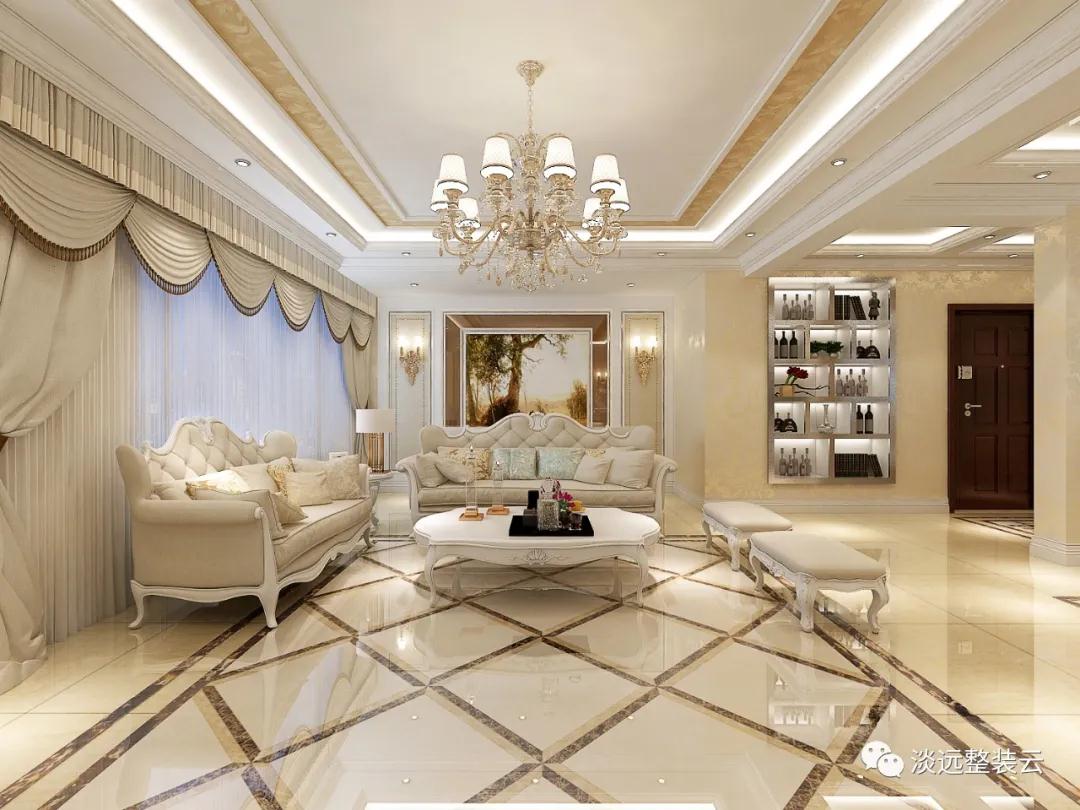 遼陽92平米的簡歐裝修風格案例賞析