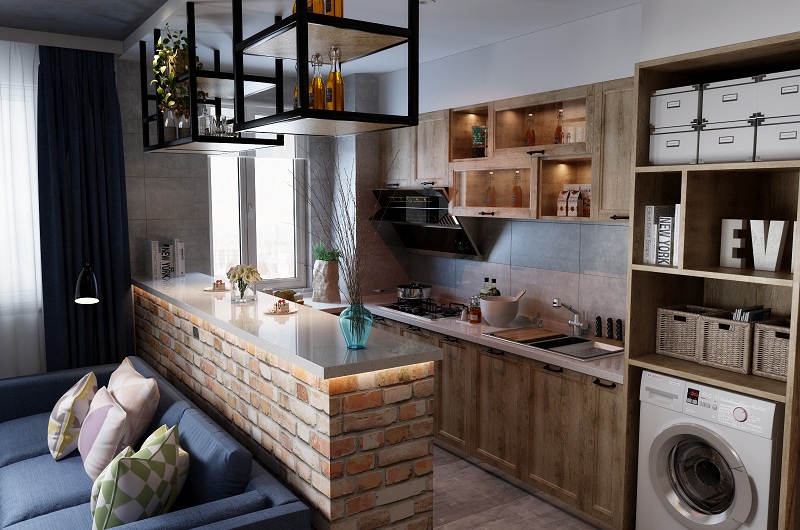 遼陽家裝工業(yè)風裝修案例賞析