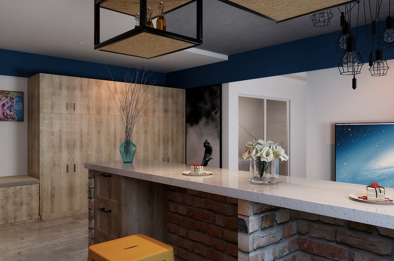 遼陽家裝工業(yè)風裝修案例賞析