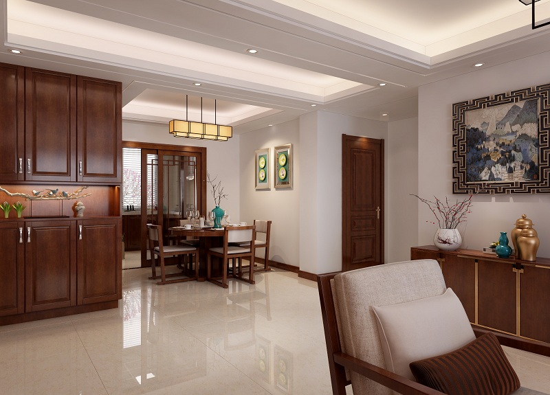 遼陽中式現(xiàn)代風(fēng)裝修效果